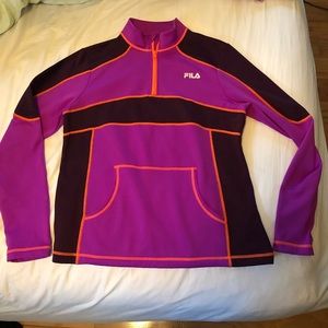Women’s FILA quarter zip pullover (XL)